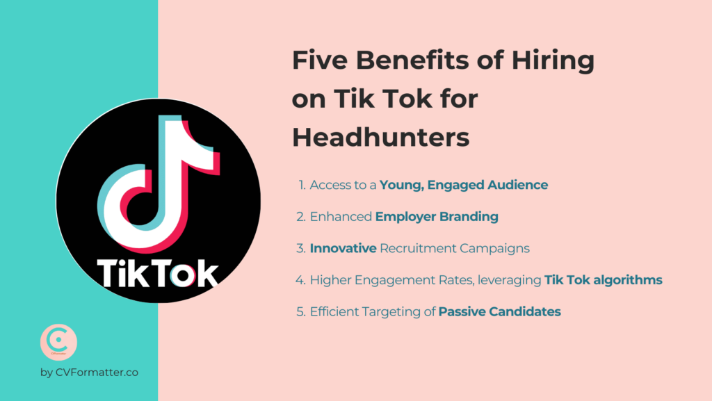 Benefits of hiring on Tik Tok